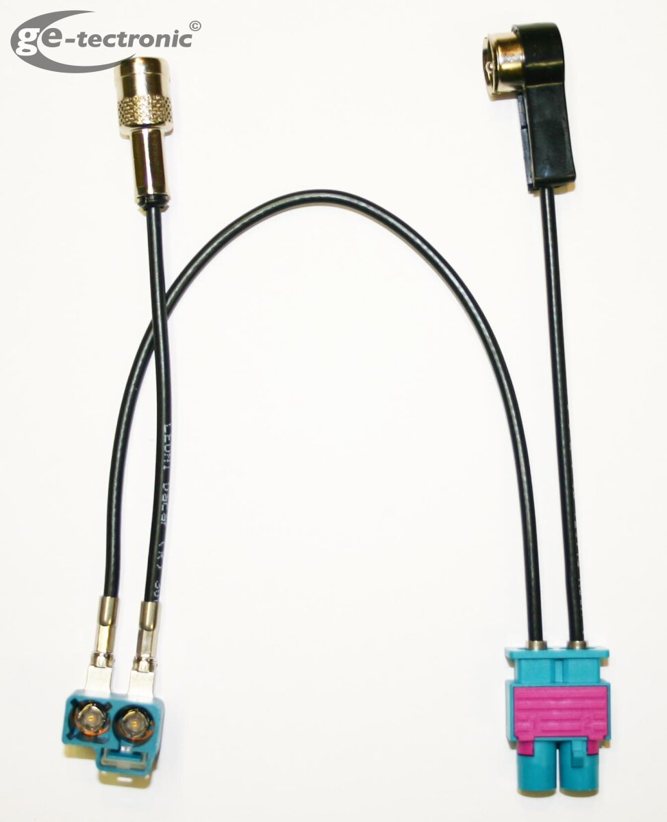Doppel-FAKRA Adapter (Set) ISO --> FAKRA, 23,90