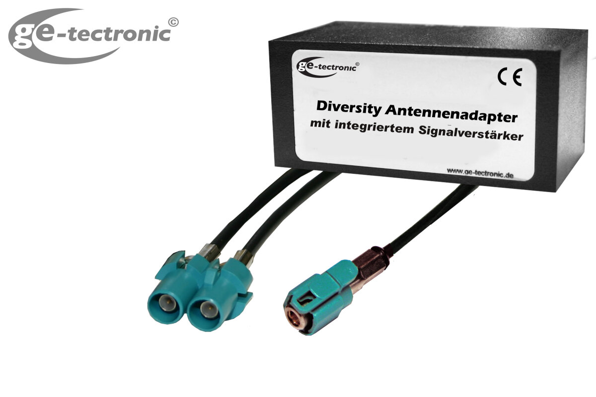 GE Tectronic 2002 10 DAB DAB + FM VHF Splitter With Amplifier FAKRA CONNECTION